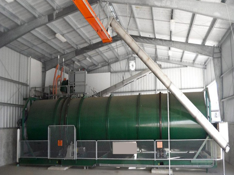 全自动鸡粪滚筒发酵机